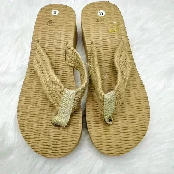 Women's Platform Flip Flops Size 8.5/41 - Picture 9 of 10